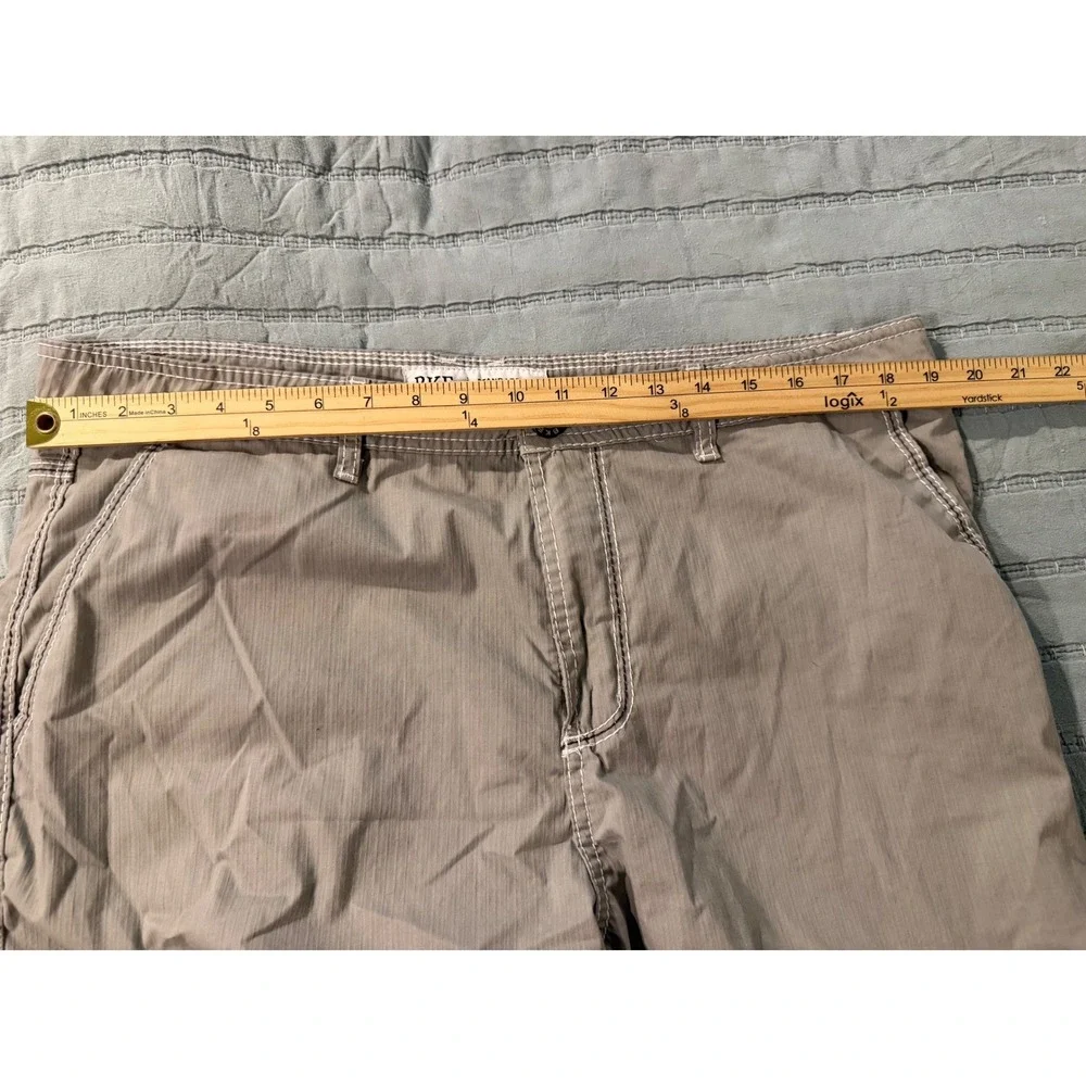 BKE Calvin Standard Fit Cargo Shorts Mens 38 Slate Gray Contrast Stitch 25843AM